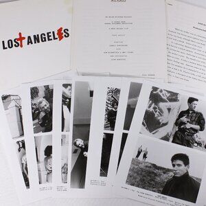 1989 Lost Angels Movie press kit + 7 photos (8x10) + production notes